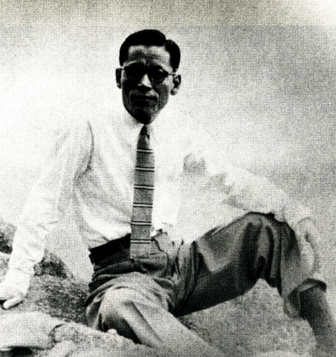 청년시절 일본을 방문하여 사업을 계획하던 호암(1951년)